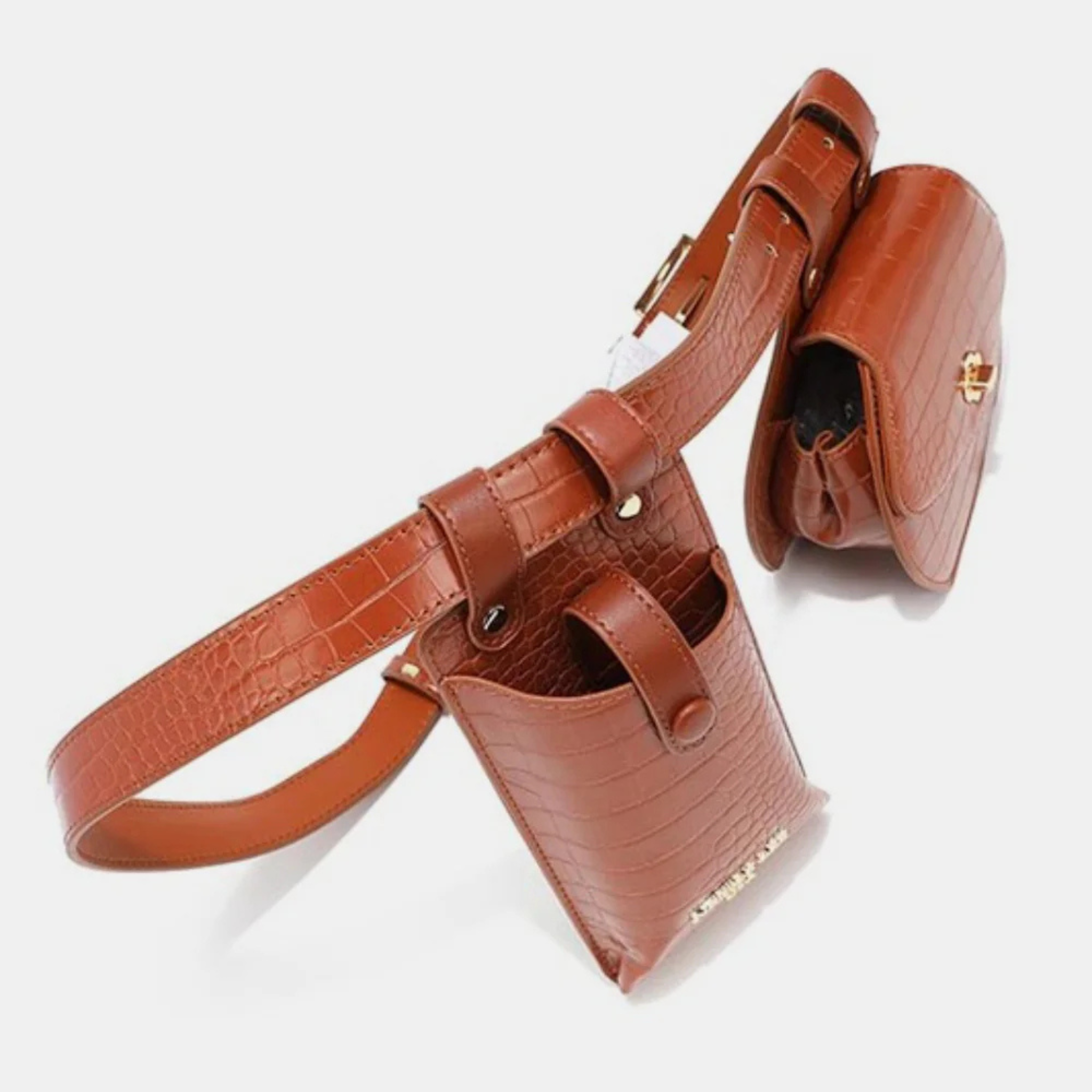 Nicole Lee USA 2 Piece Texture Belt Bag