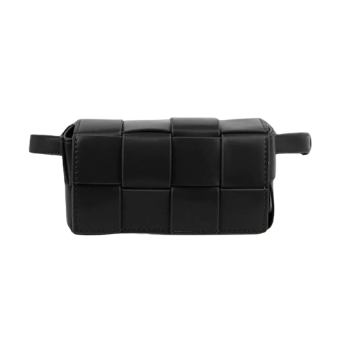 Zenana Vegan Leather Woven Crossbody Bag