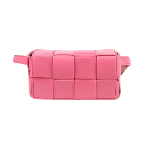 Zenana Vegan Leather Woven Crossbody Bag