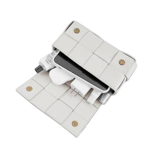 Zenana Vegan Leather Woven Crossbody Bag