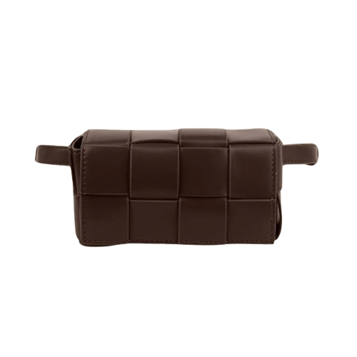 Zenana Vegan Leather Woven Crossbody Bag