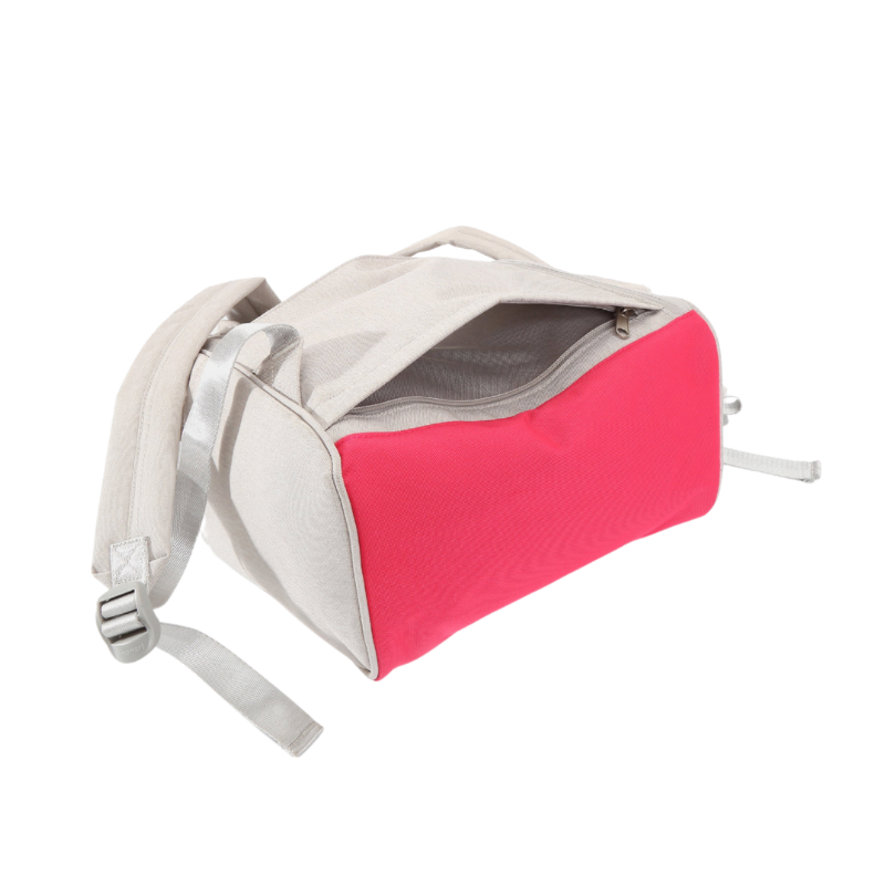 Himawari Contrast Waterproof Backpack Bag with External USB Port