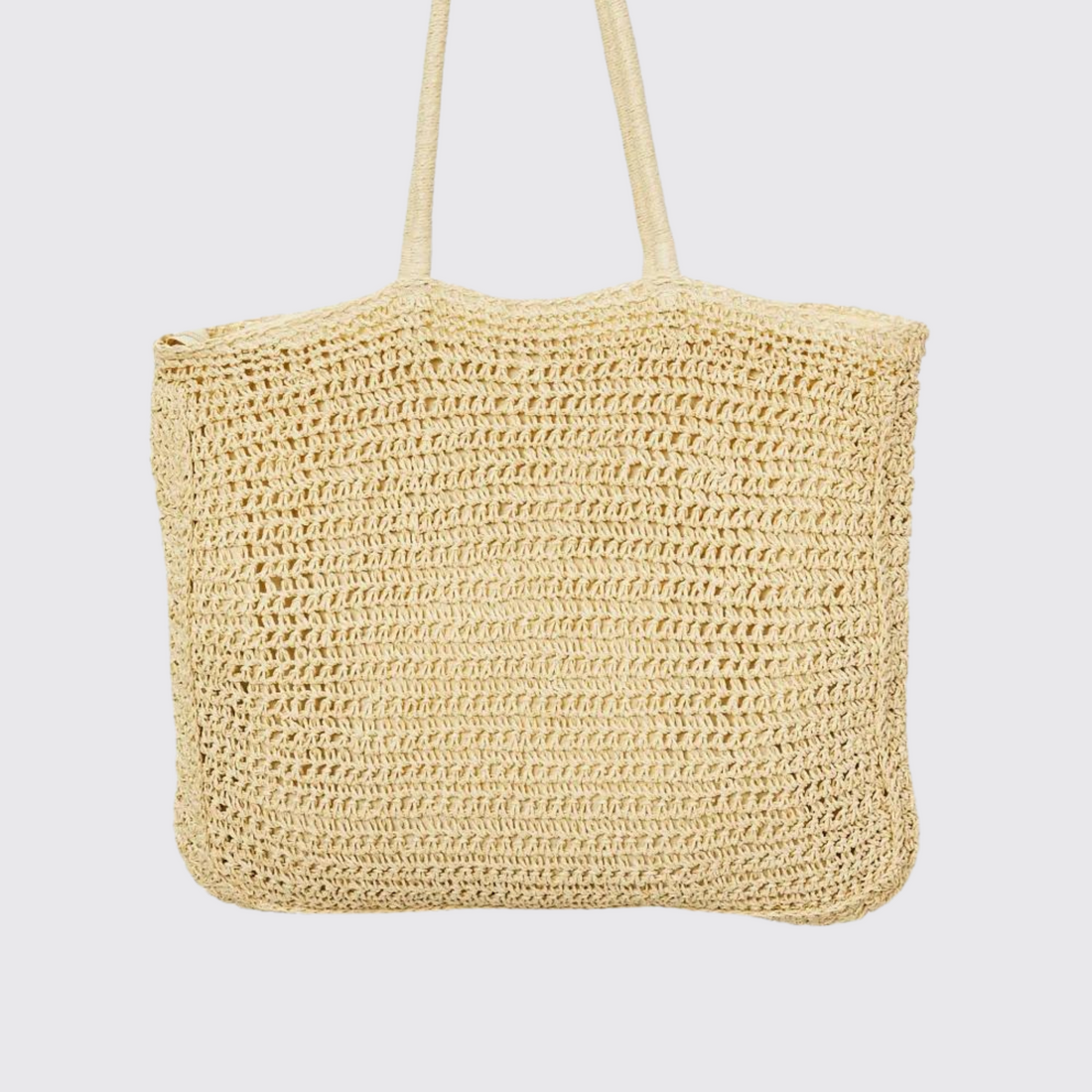 Fame Off The Coast Straw Tote Bag