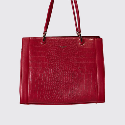 David Jones Texture PU Leather Handbag